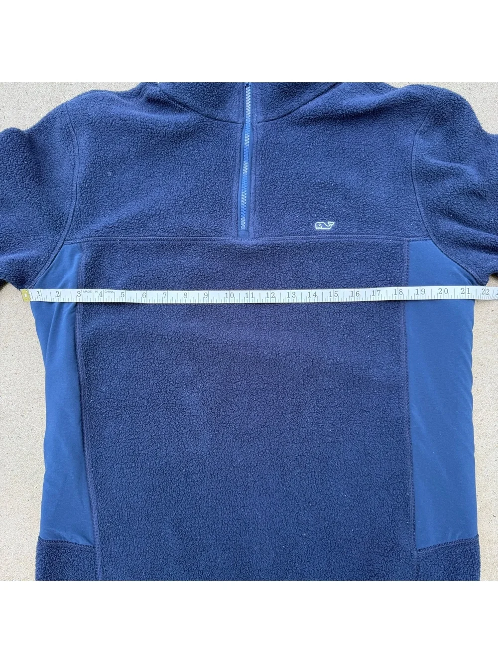 Vineyard Vines Fleece Pullover Men Regular M Navy Casual